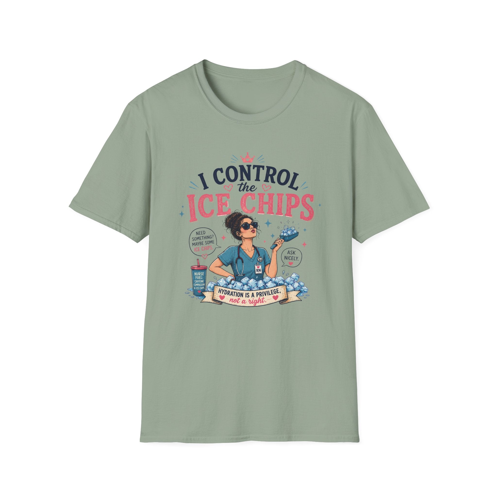 I control the ice chips T-shirt