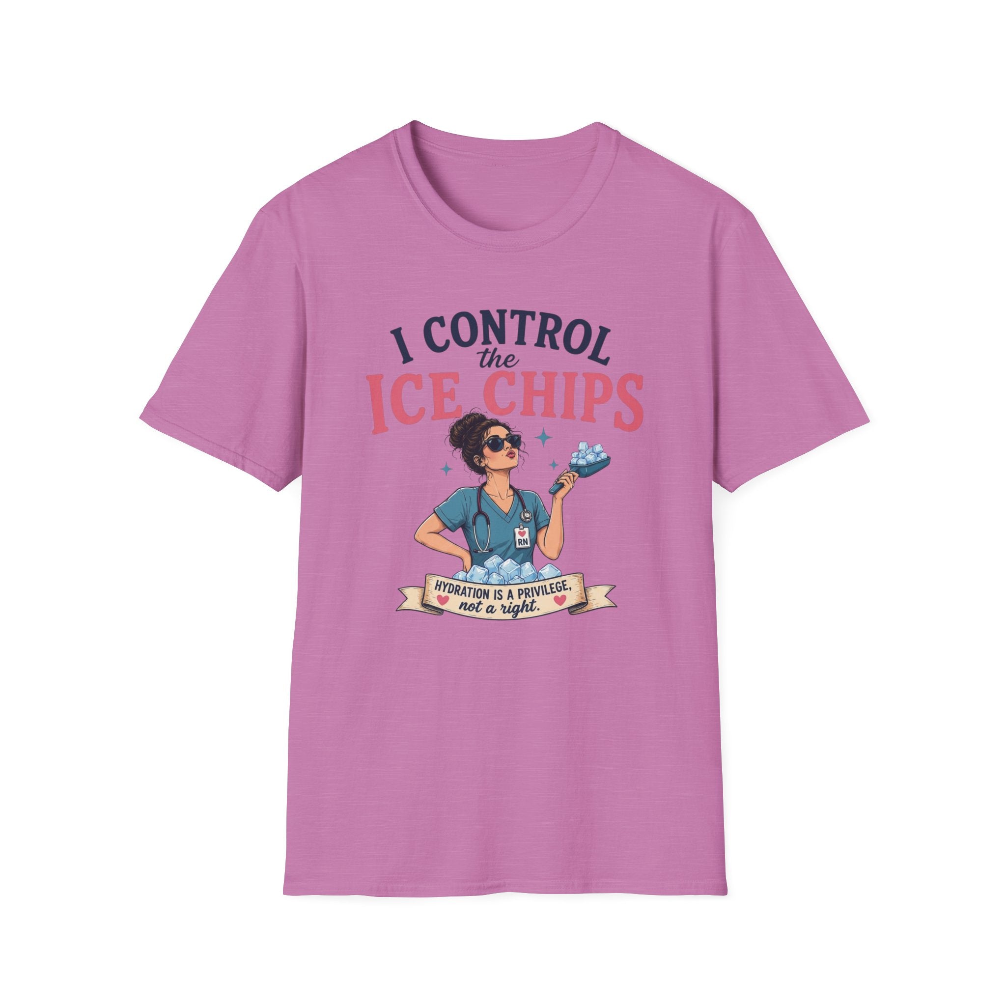 I control the ice chips simple T-shirt