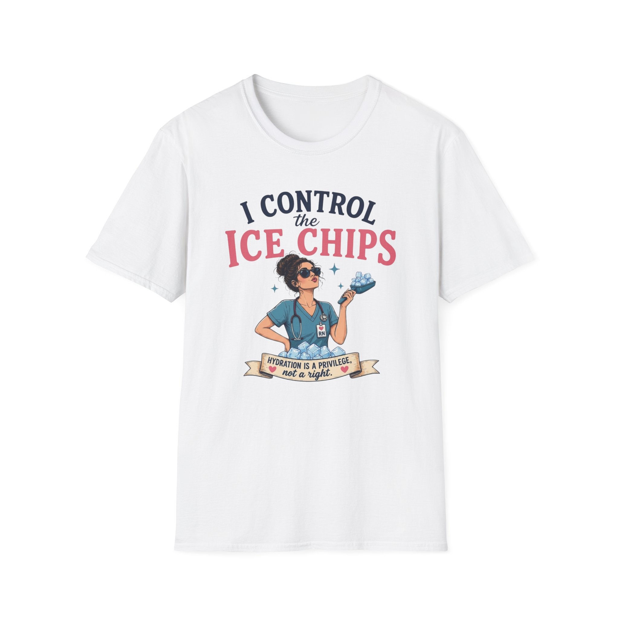 I control the ice chips simple T-shirt