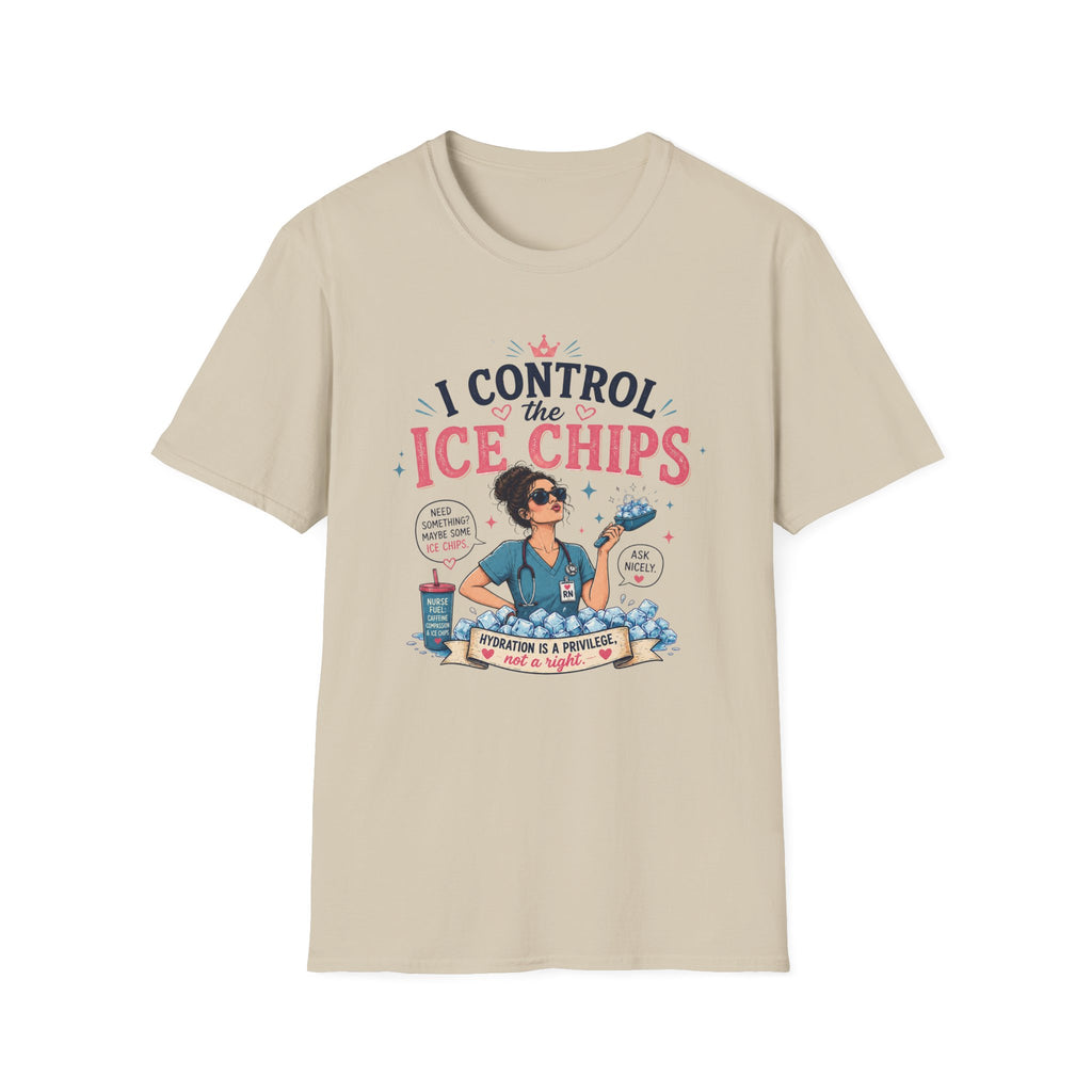 I control the ice chips T-shirt