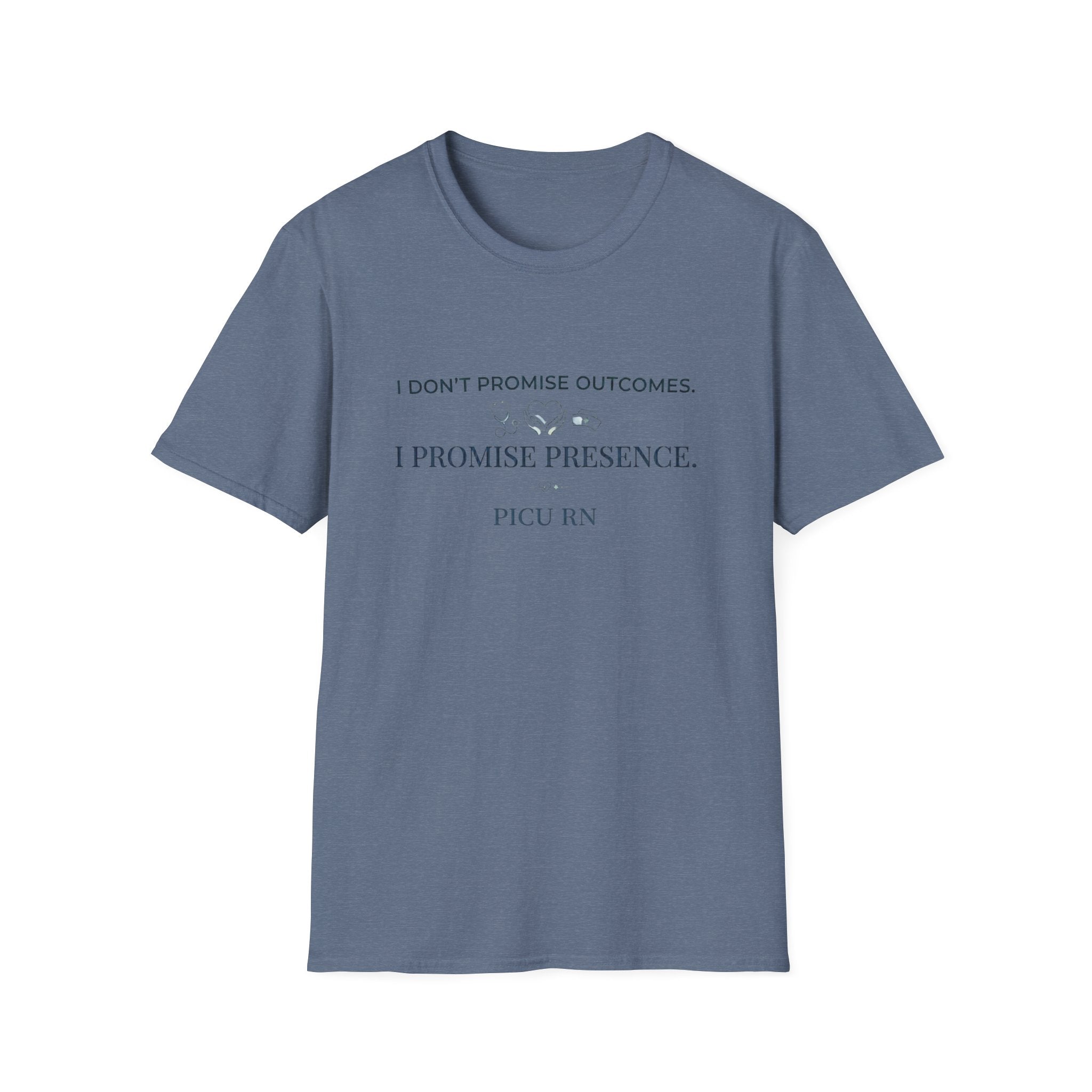 I don’t promise outcomes T-shirt