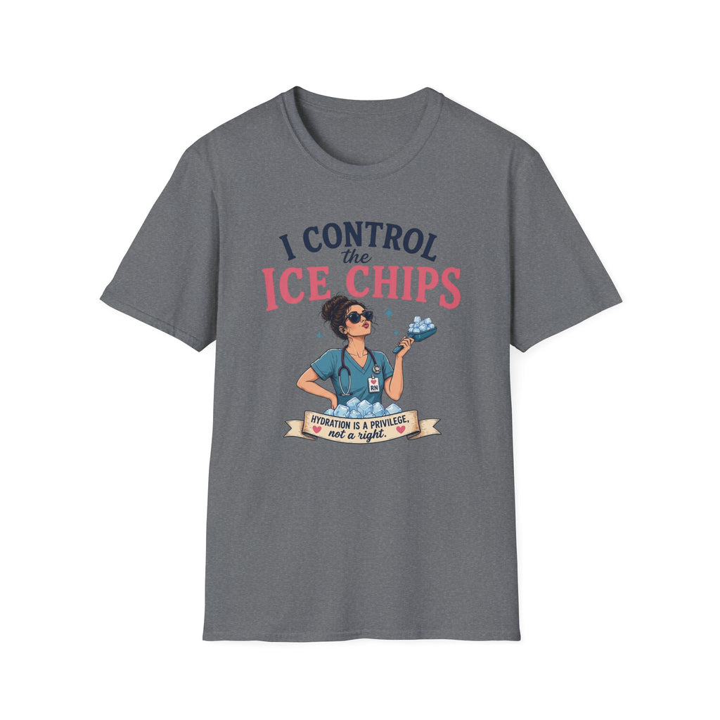 I control the ice chips simple T-shirt