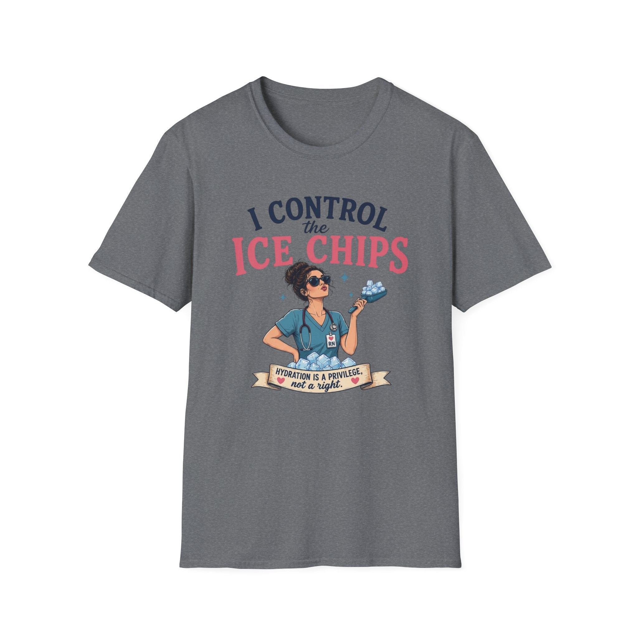 I control the ice chips simple T-shirt