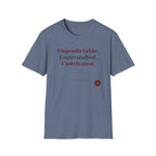 Unpredictable Understaffed Undefeated ER Nurse  T-shirt