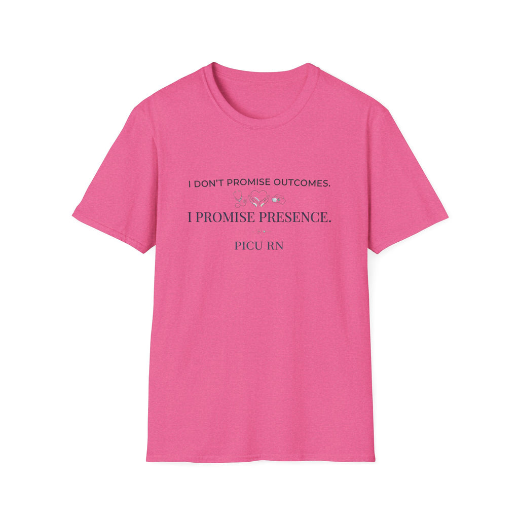 I don’t promise outcomes T-shirt