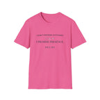 I don’t promise outcomes T-shirt