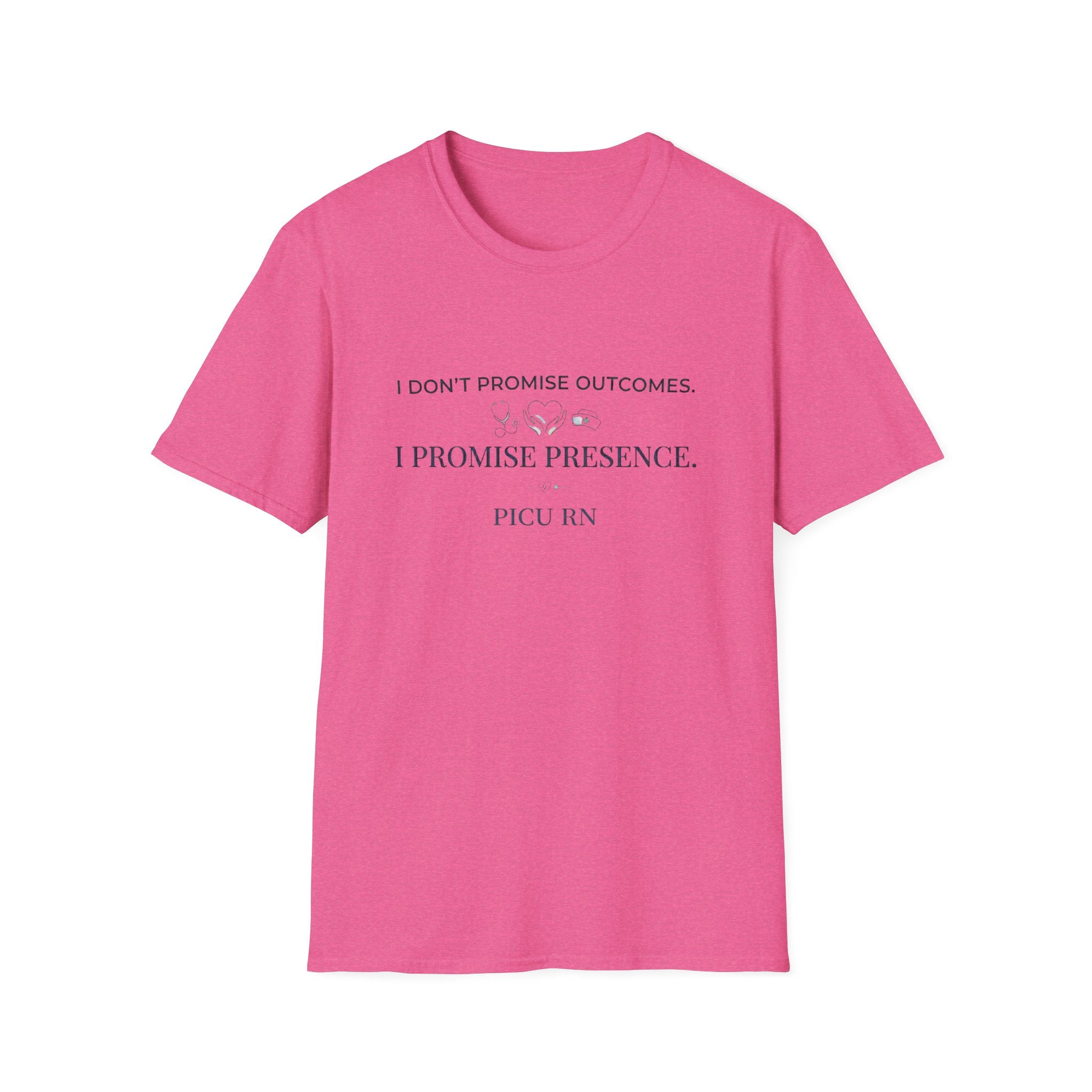 I don’t promise outcomes T-shirt