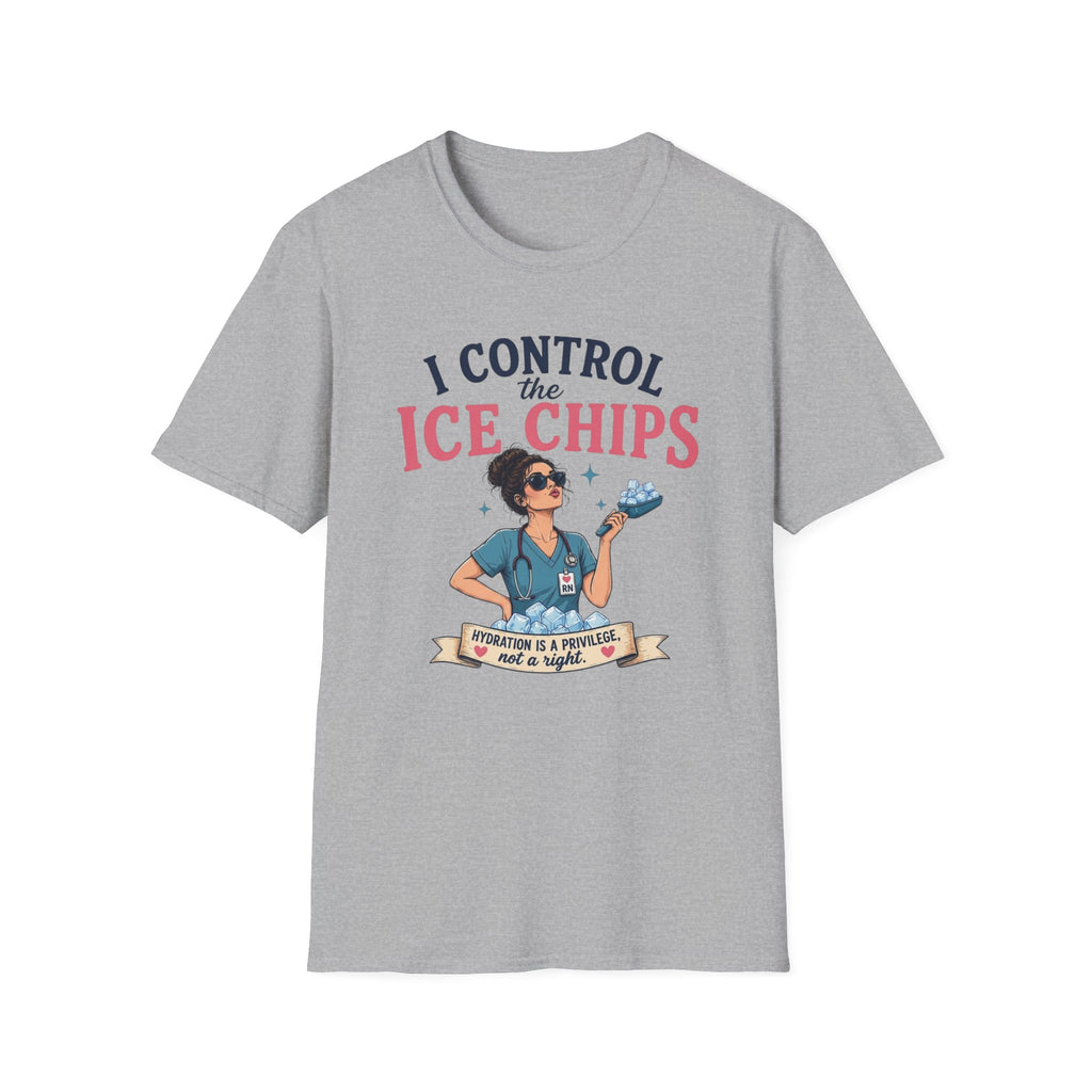 I control the ice chips simple T-shirt