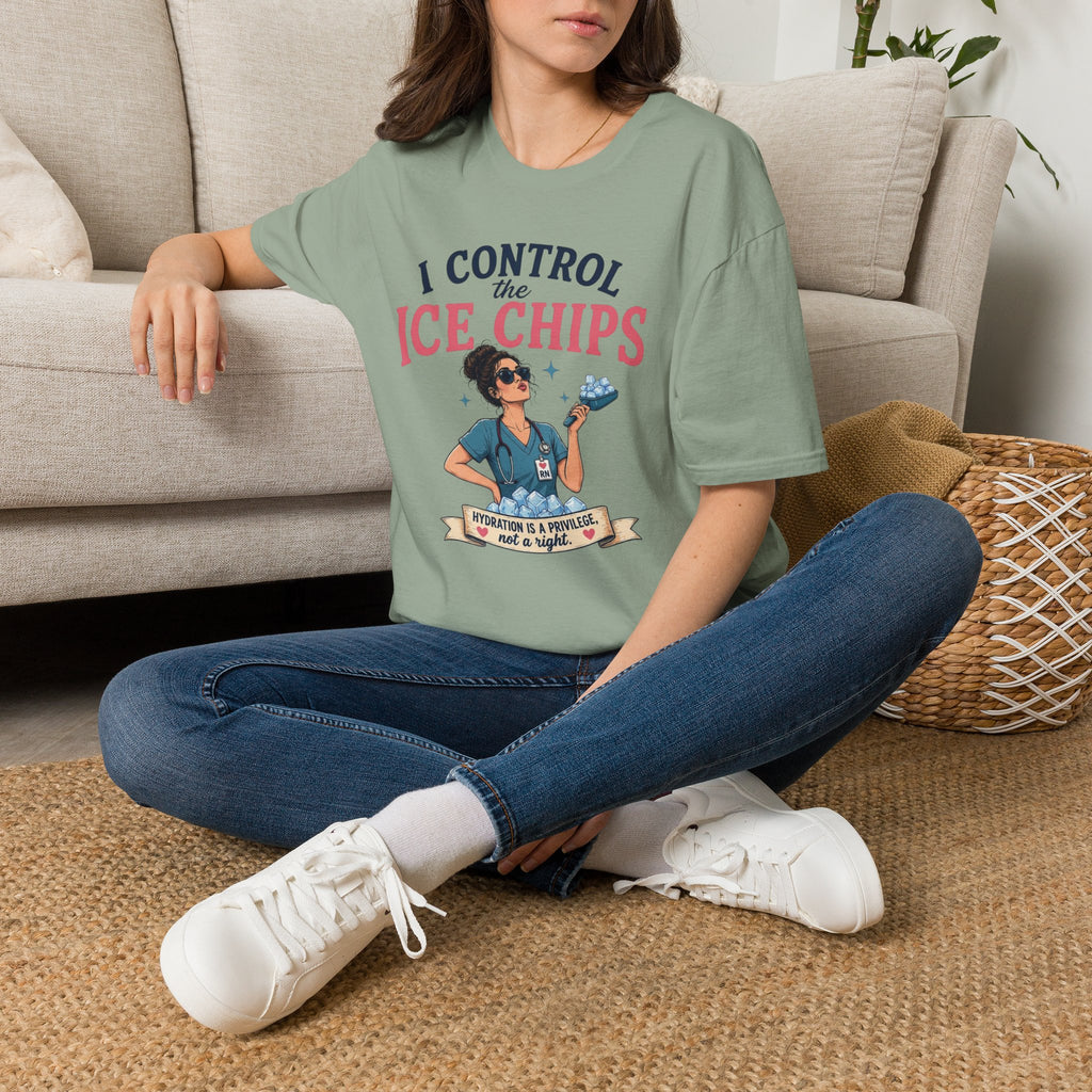 I control the ice chips simple T-shirt