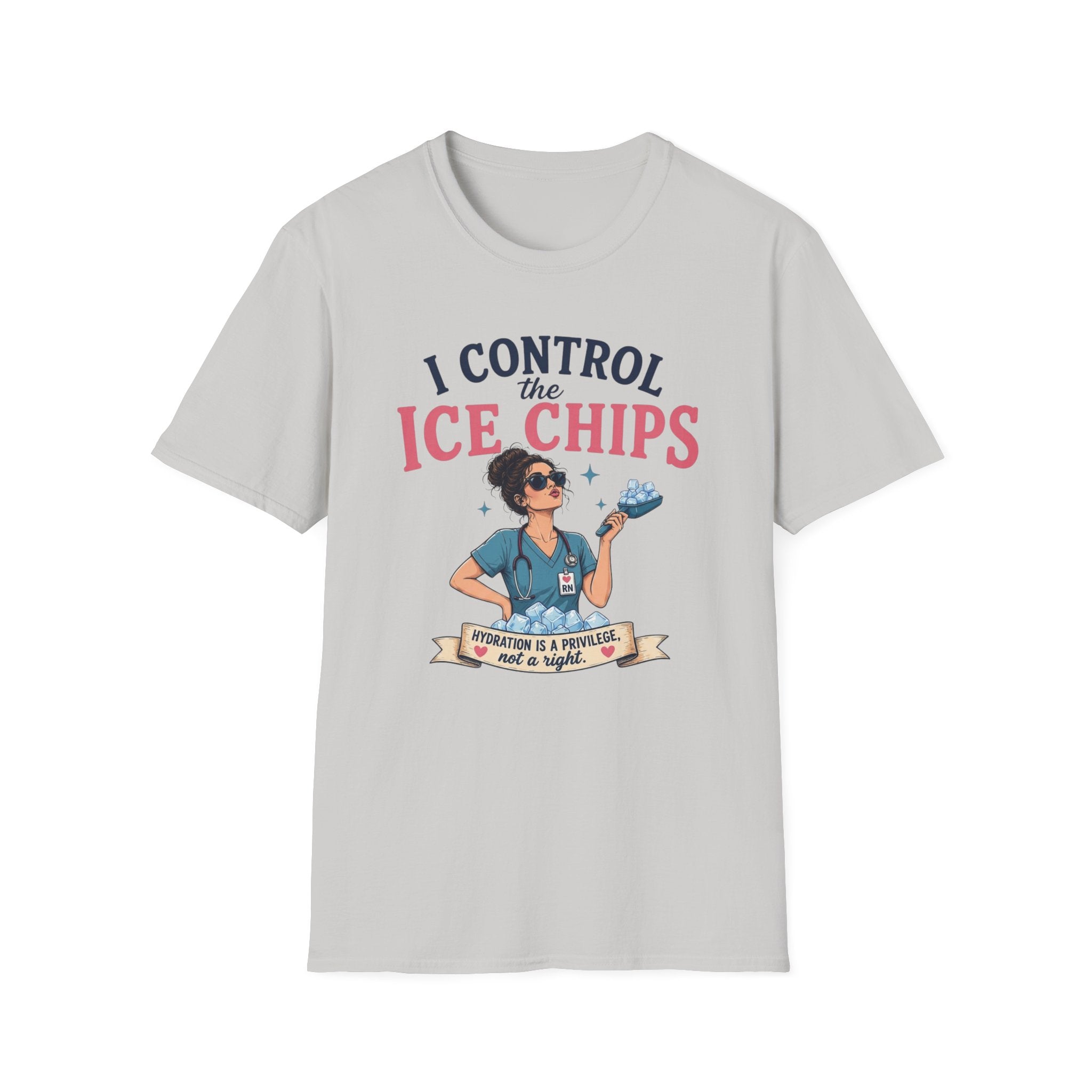 I control the ice chips simple T-shirt
