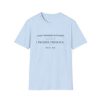 I don’t promise outcomes T-shirt