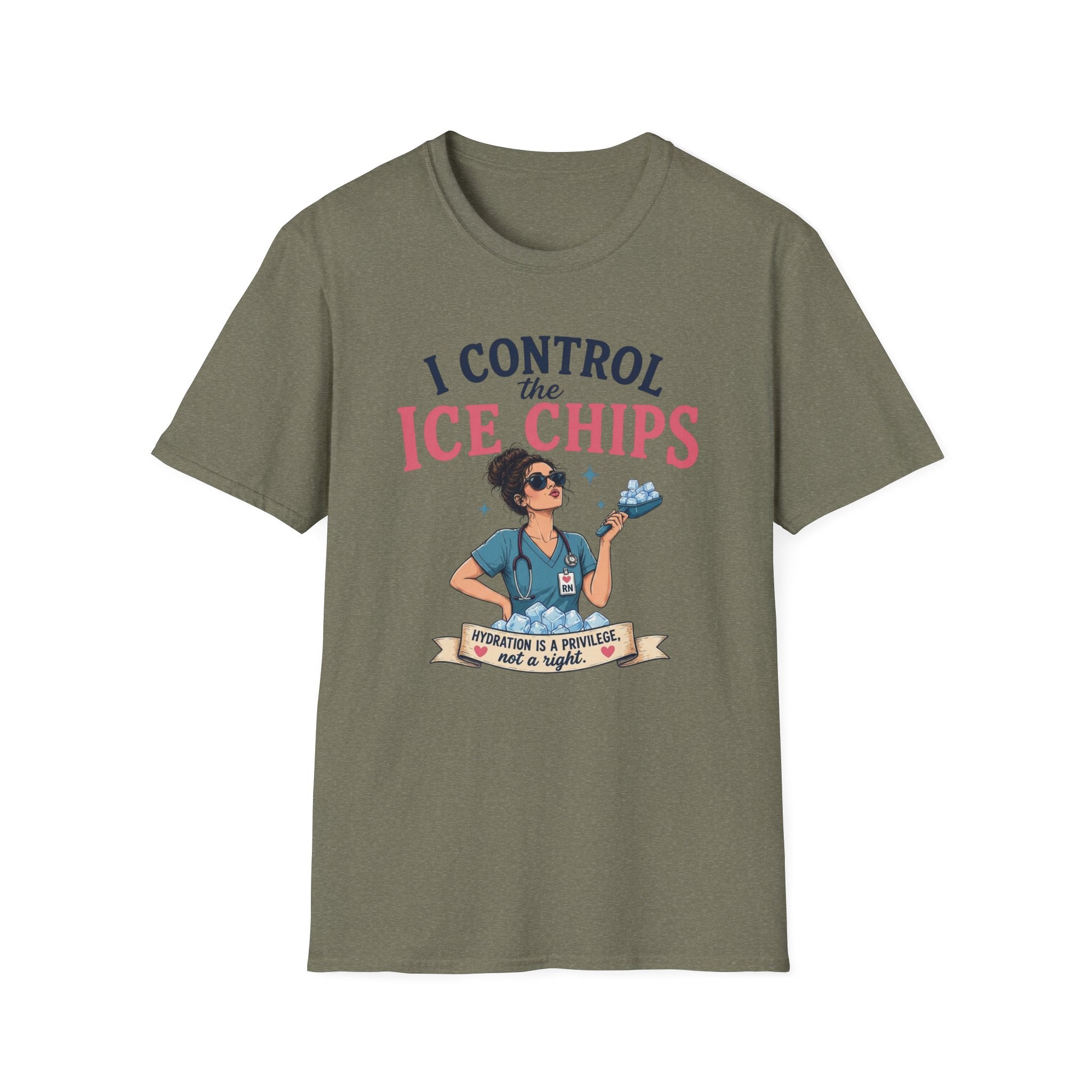 I control the ice chips simple T-shirt