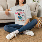 I control the ice chips simple T-shirt