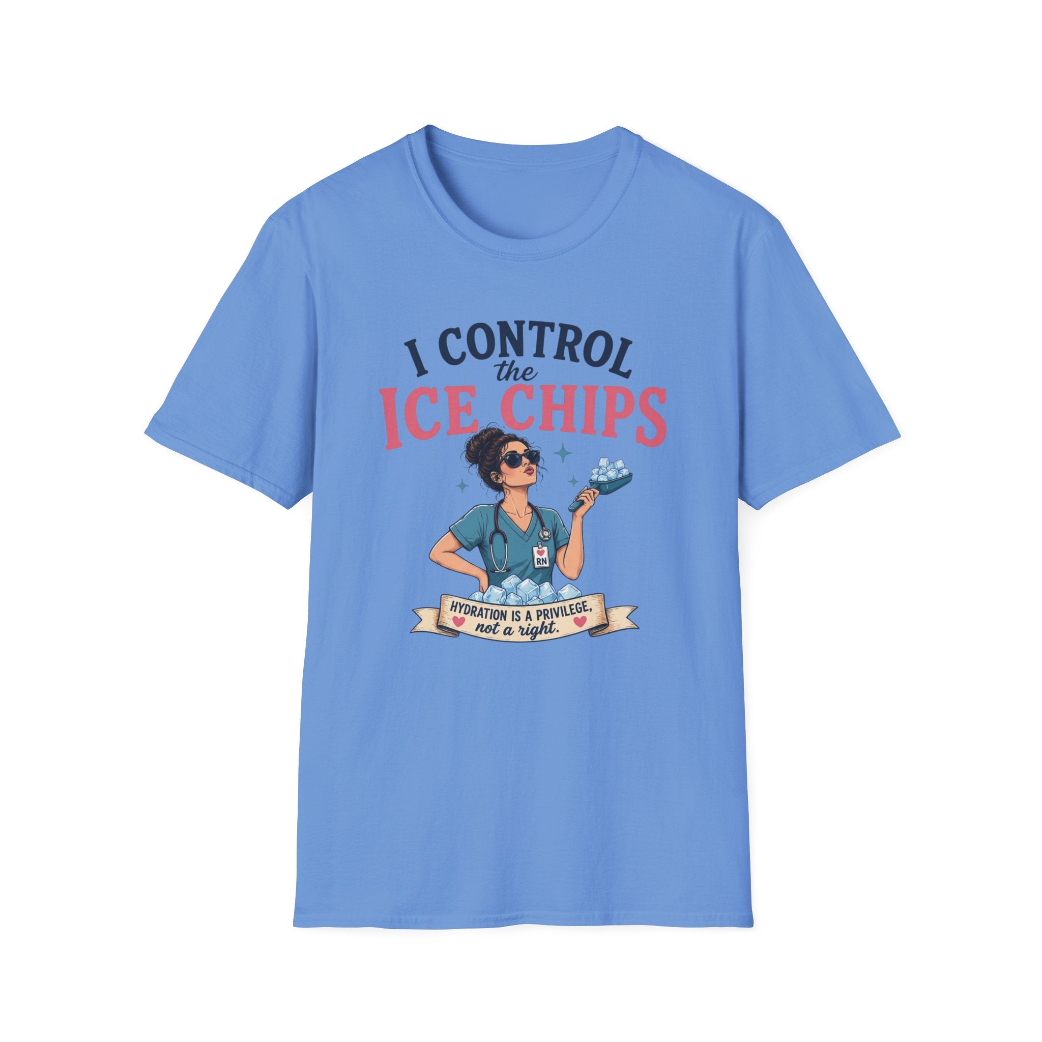 I control the ice chips simple T-shirt