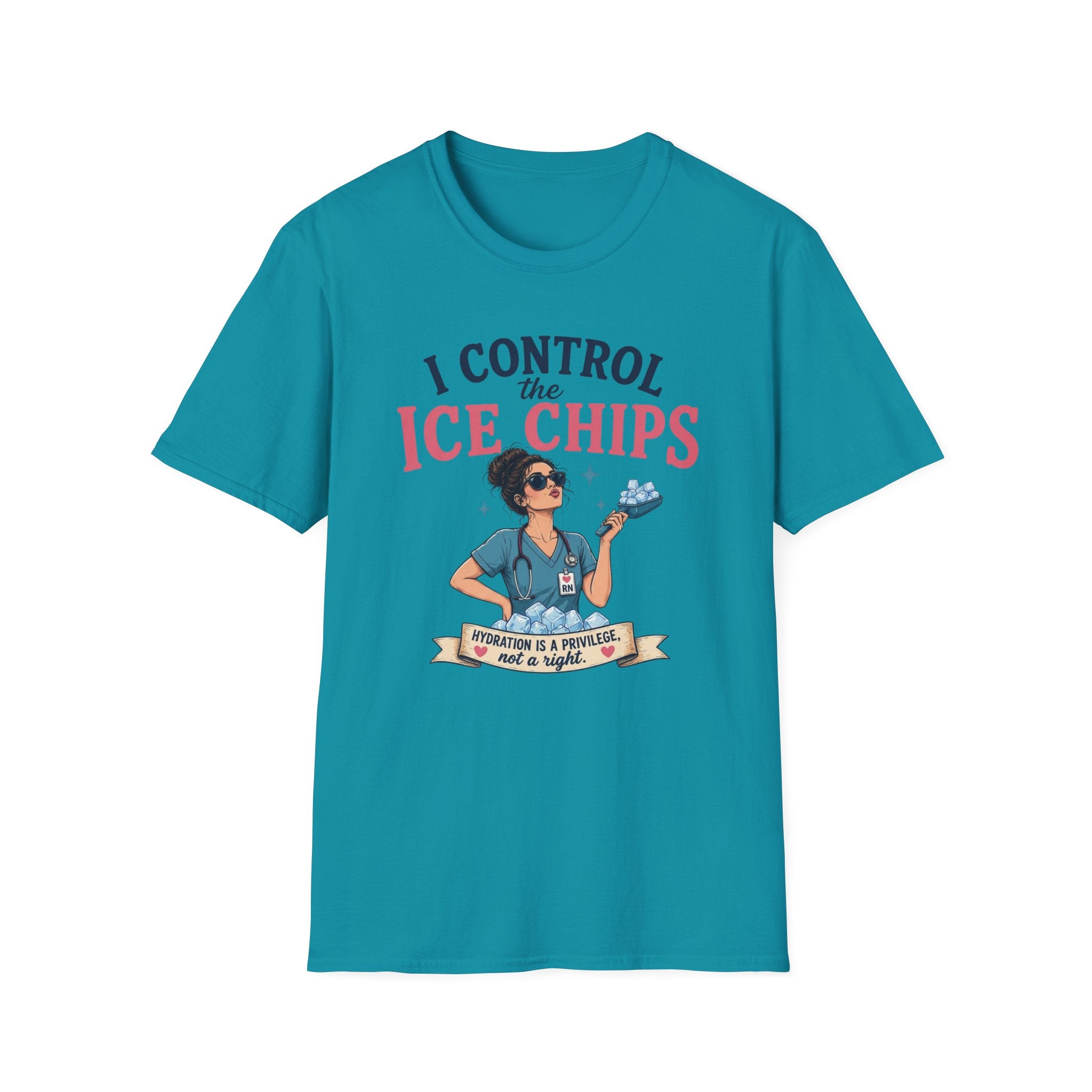 I control the ice chips simple T-shirt