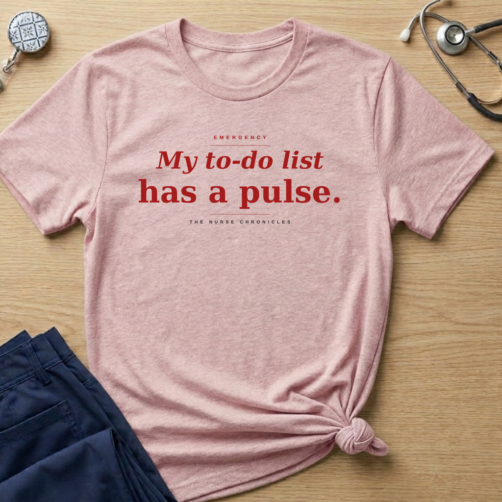 My To Do list has a pulse T-shirt