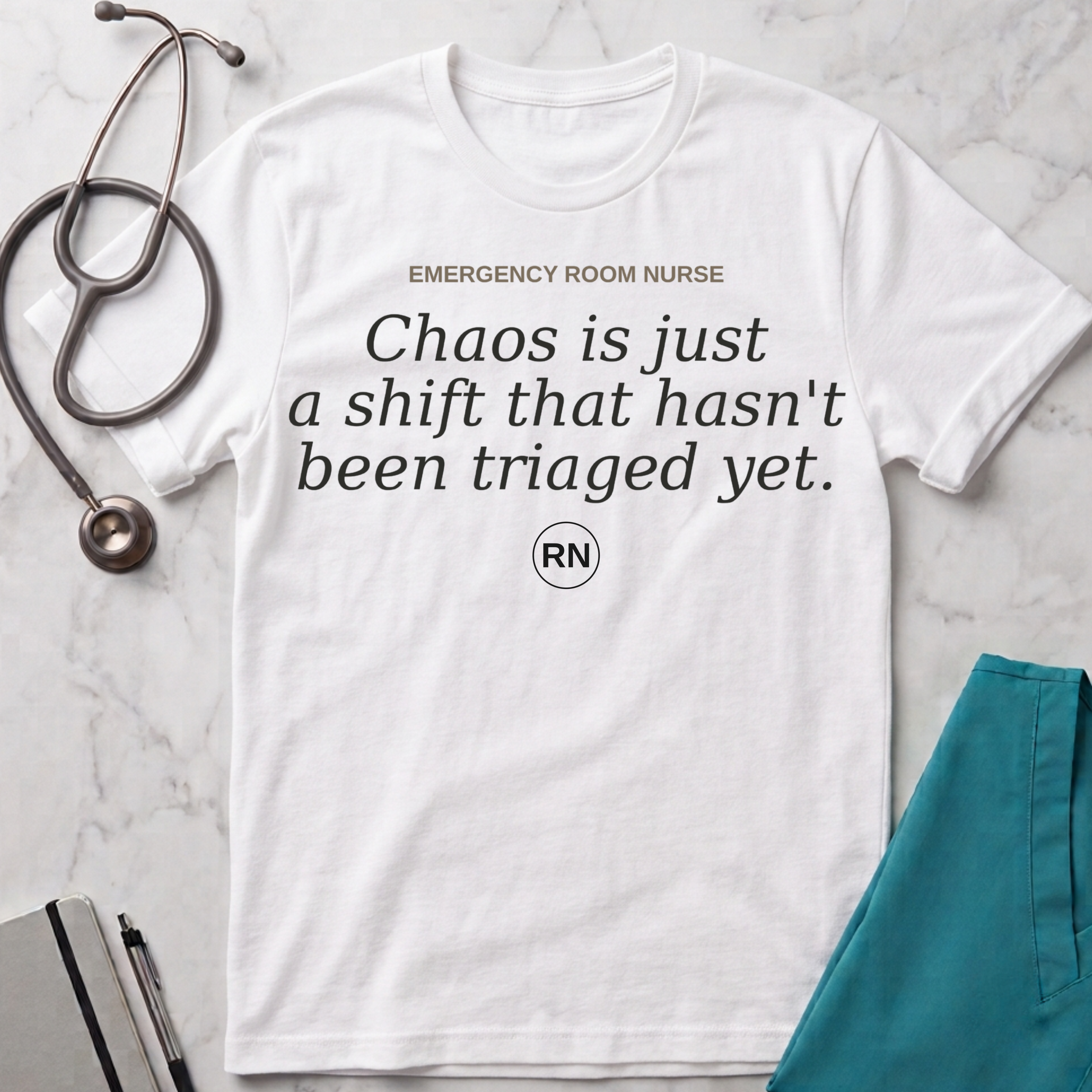 Chaos is just a shift T-shirt
