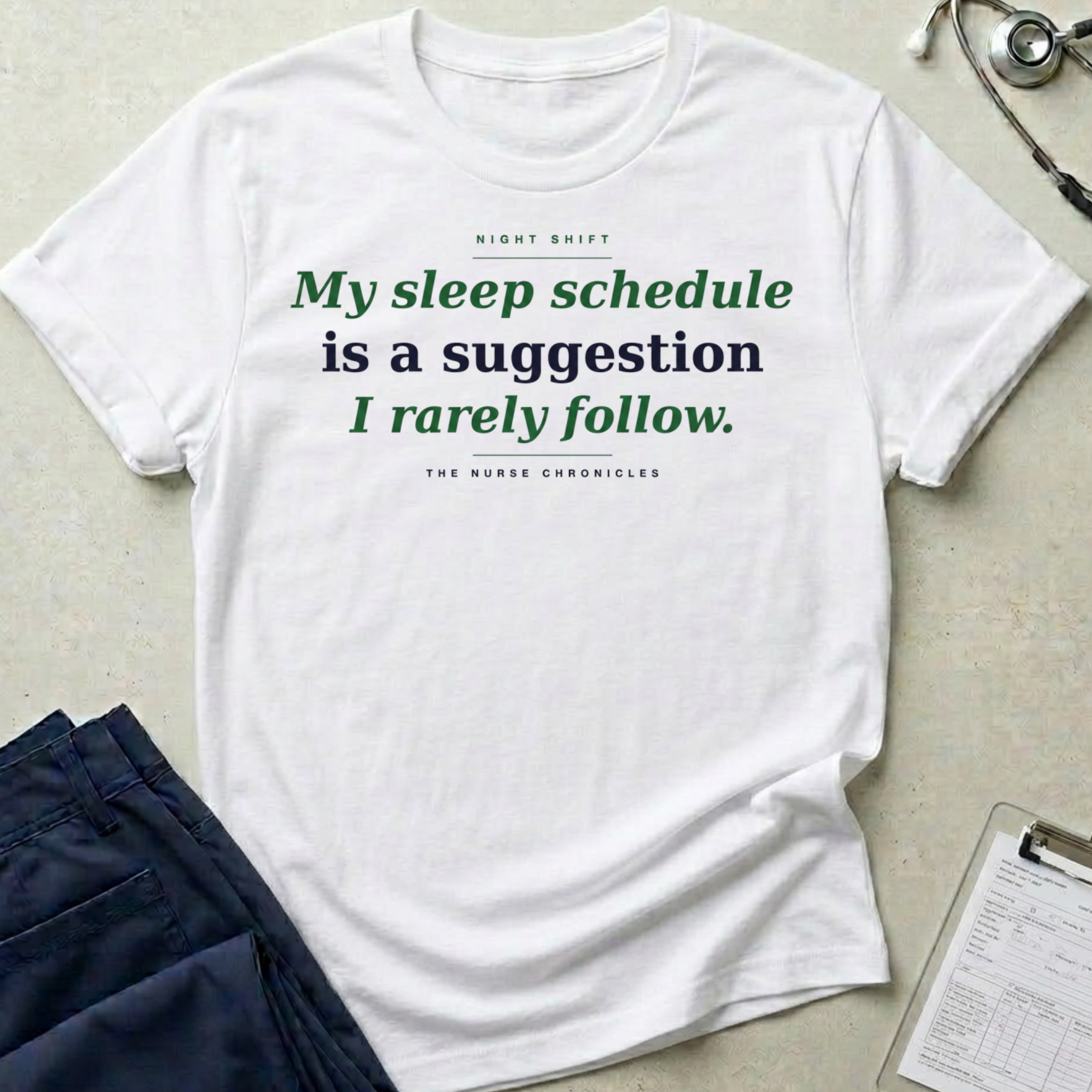 My Sleep Schedule is a Suggestion  T-shirt