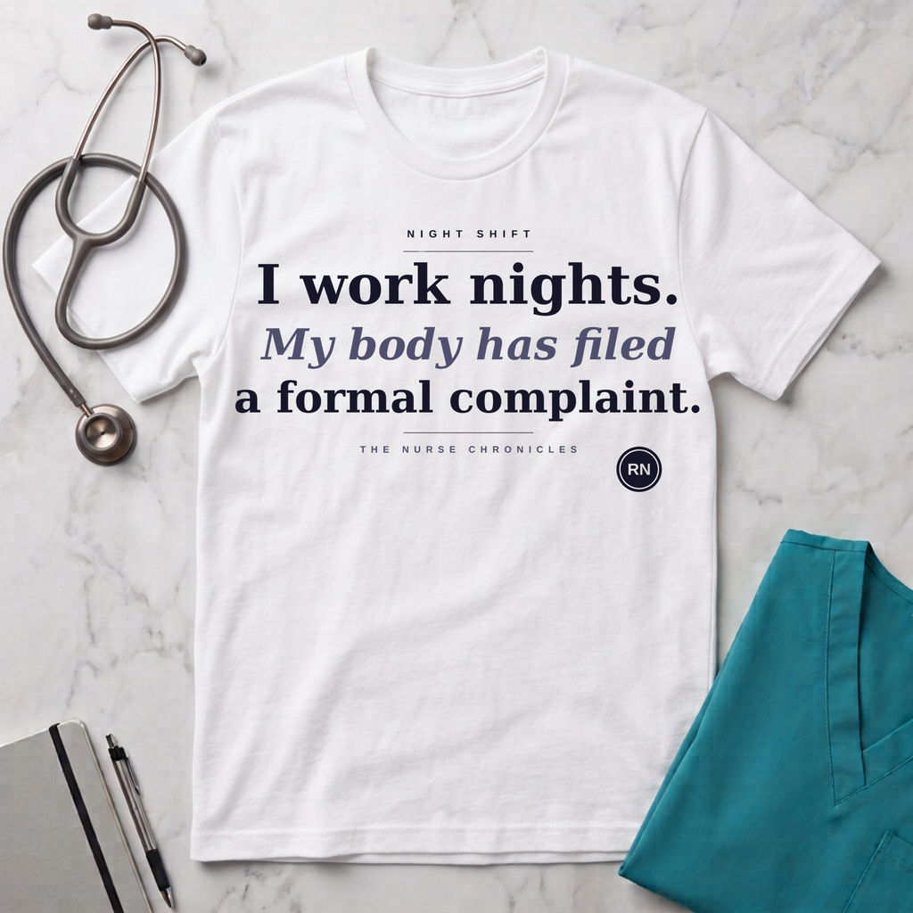 I work nights, my body has filed a complaint  T-shirt