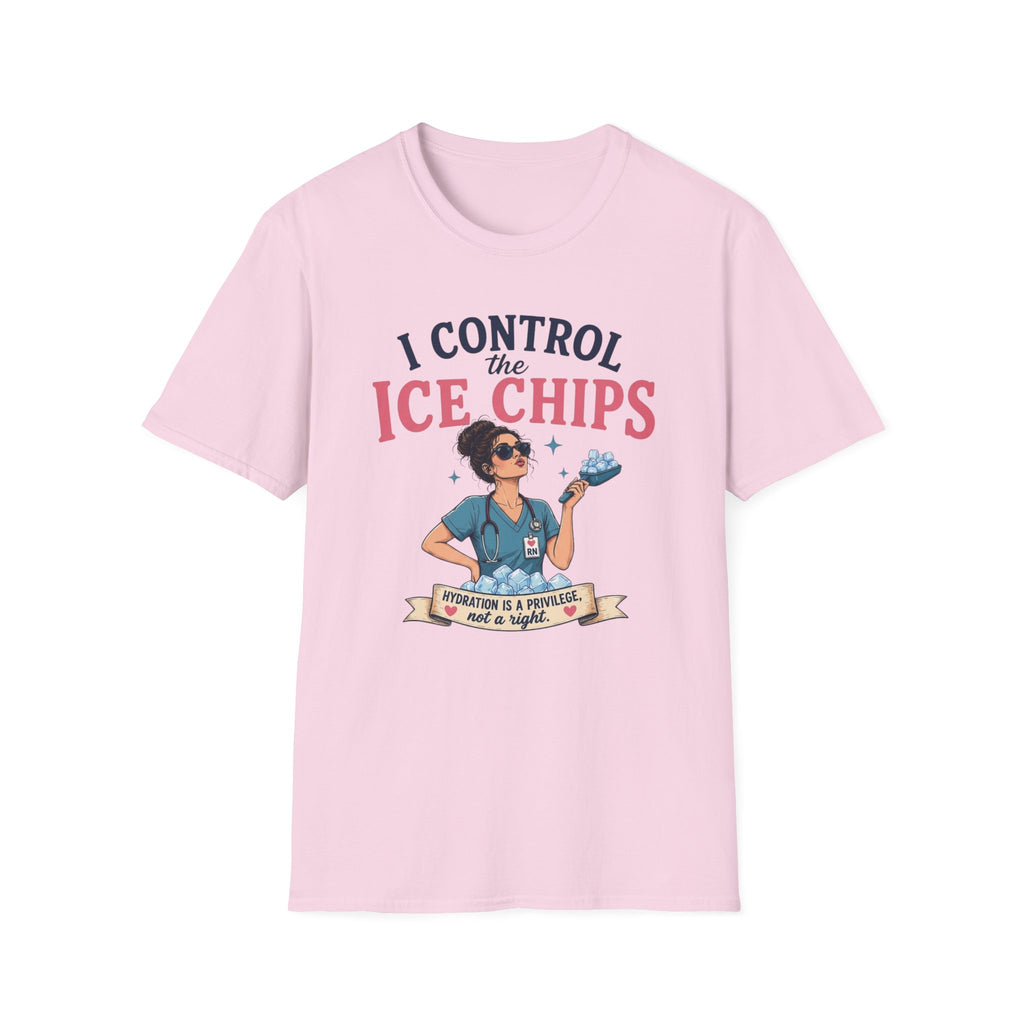 I control the ice chips simple T-shirt