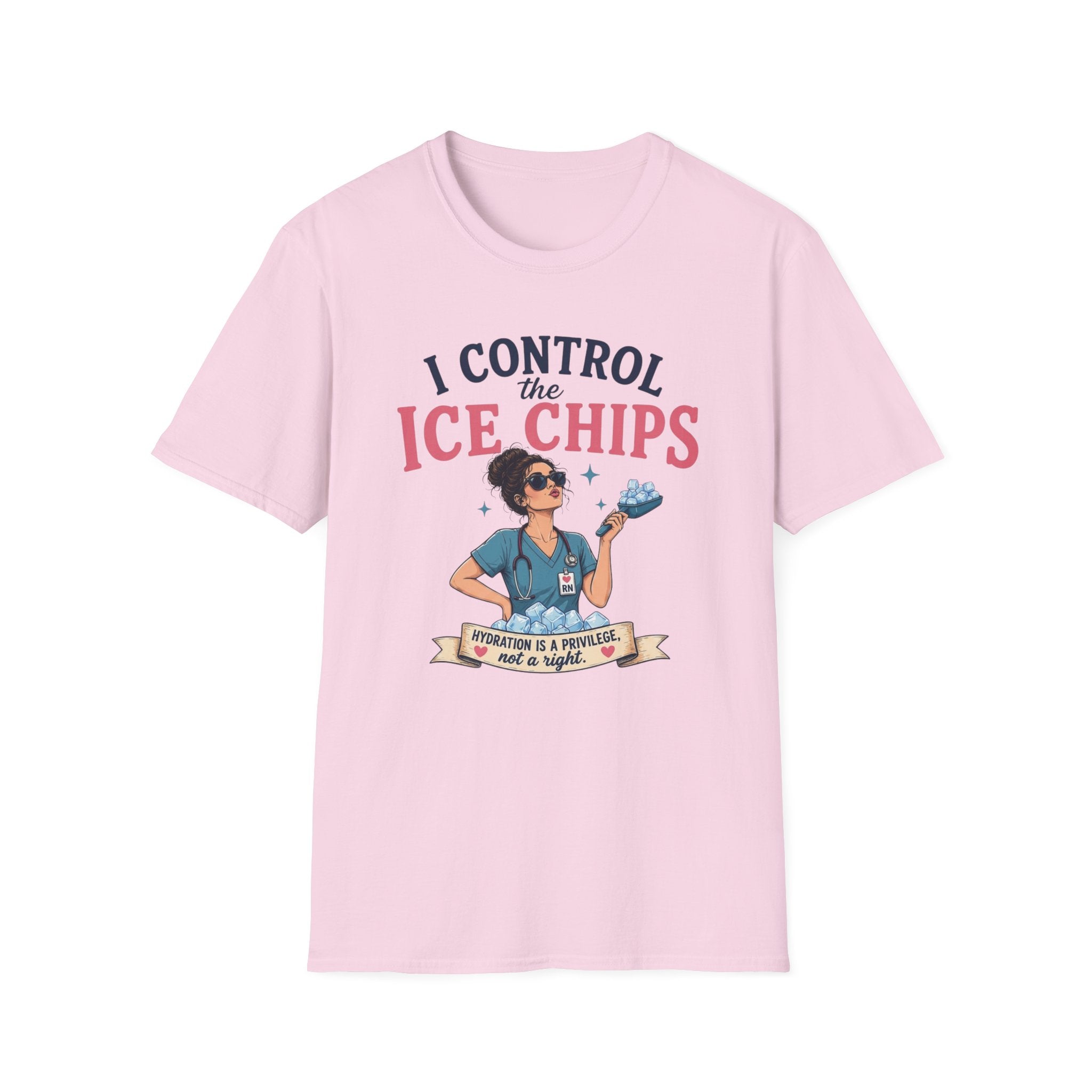 I control the ice chips simple T-shirt