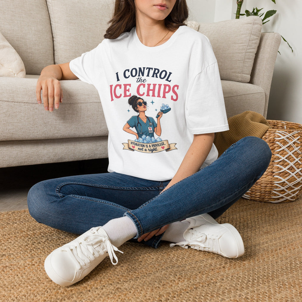 I control the ice chips simple T-shirt