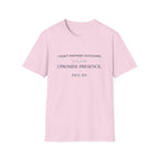 I don’t promise outcomes T-shirt