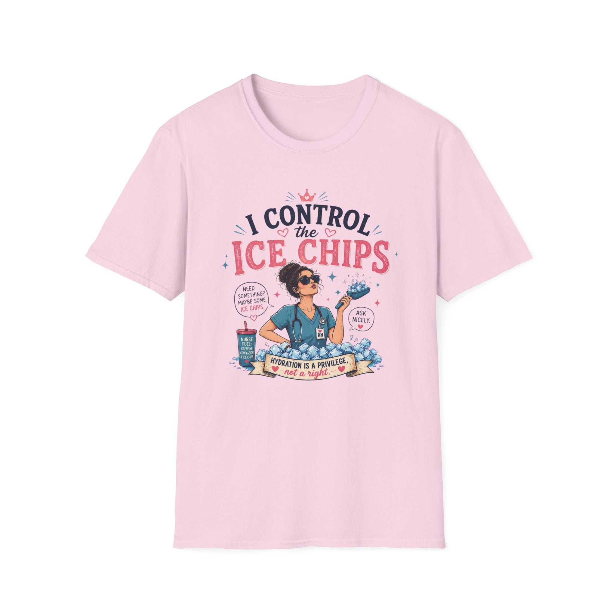 I control the ice chips T-shirt