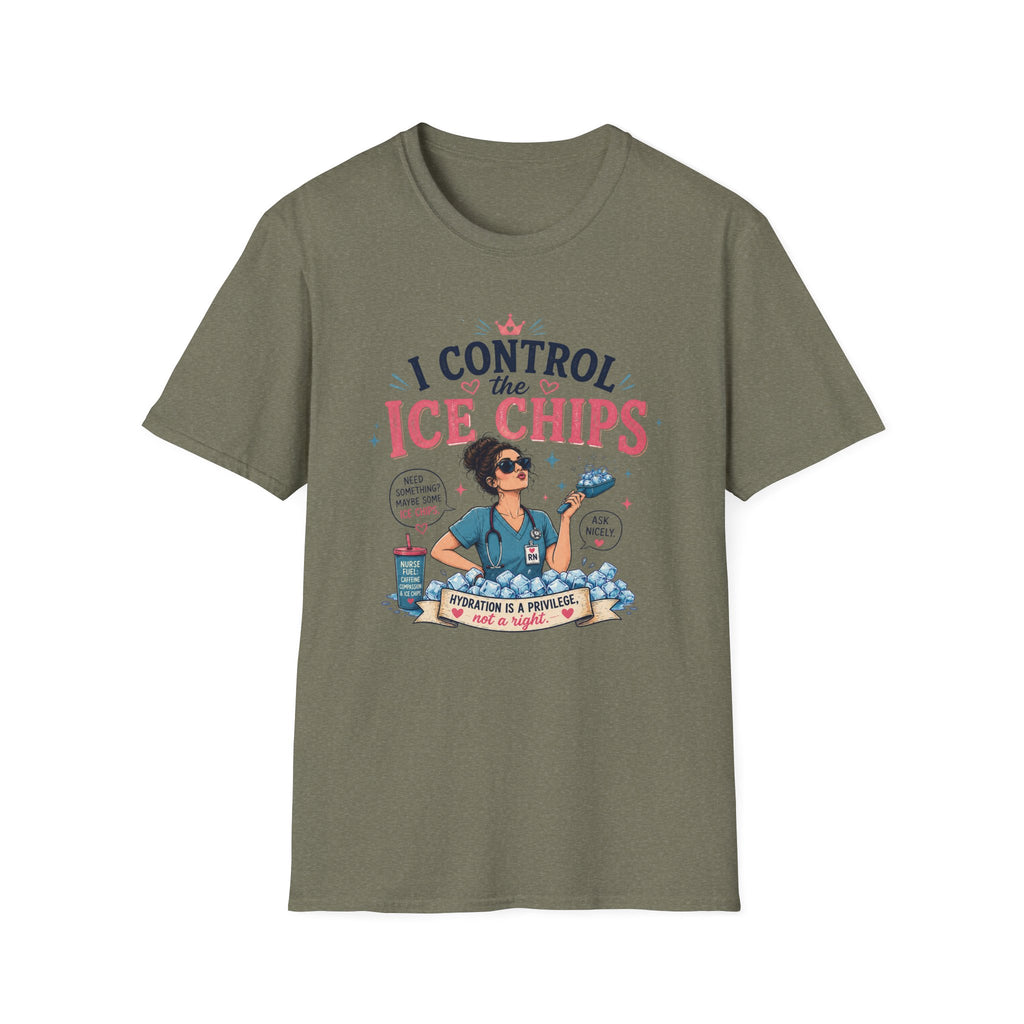 I control the ice chips T-shirt