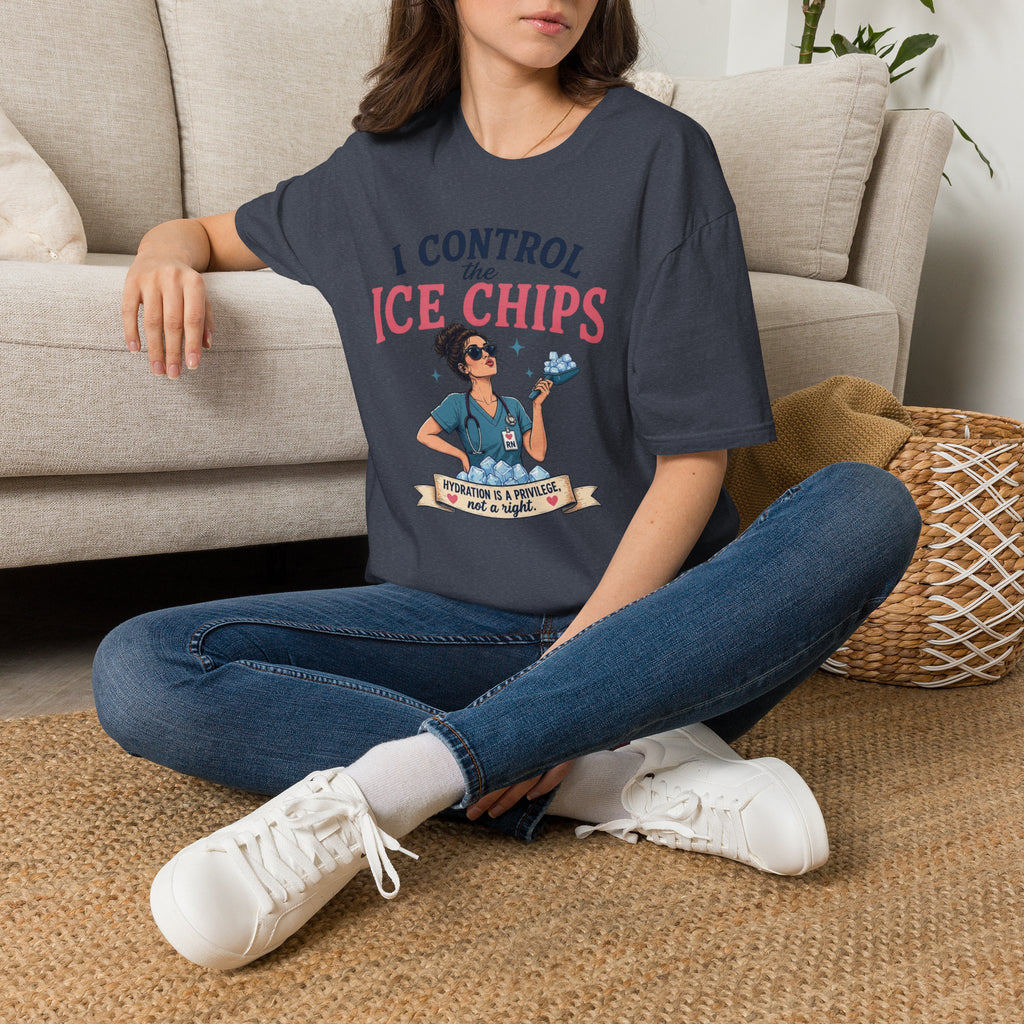 I control the ice chips simple T-shirt