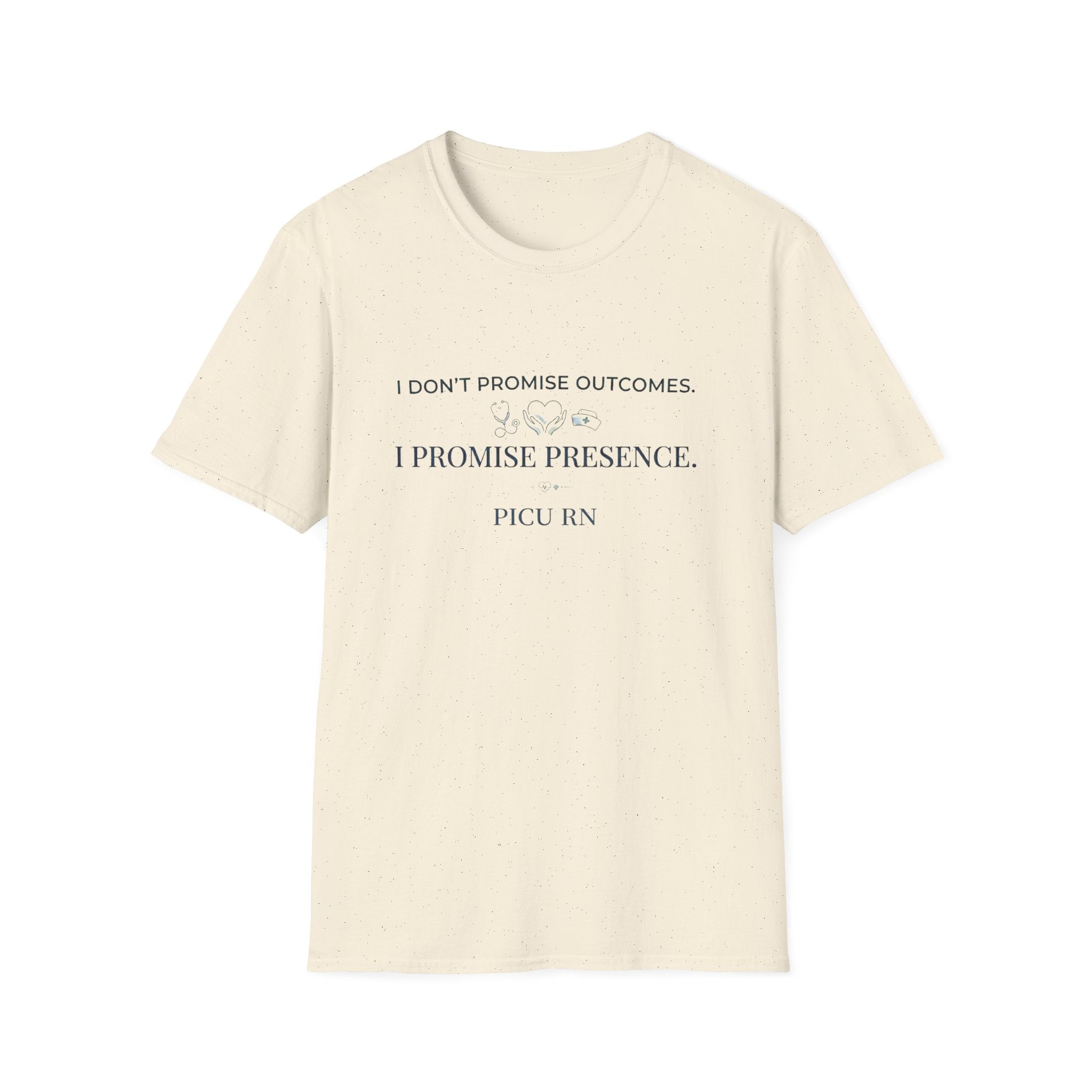 I don’t promise outcomes T-shirt