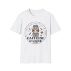 Caffeine & Care Owl Night Nurse T-shirt
