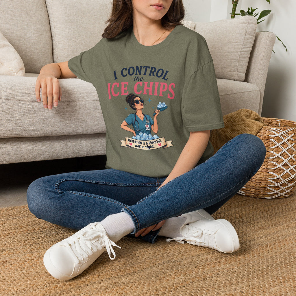 I control the ice chips simple T-shirt