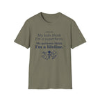 Dad Nurse My kids think I'm a superhero, My patients think I'm a lifeline T-shirt