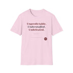 Unpredictable Understaffed Undefeated ER Nurse  T-shirt