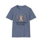 Caffeine & Care Owl Night Nurse T-shirt