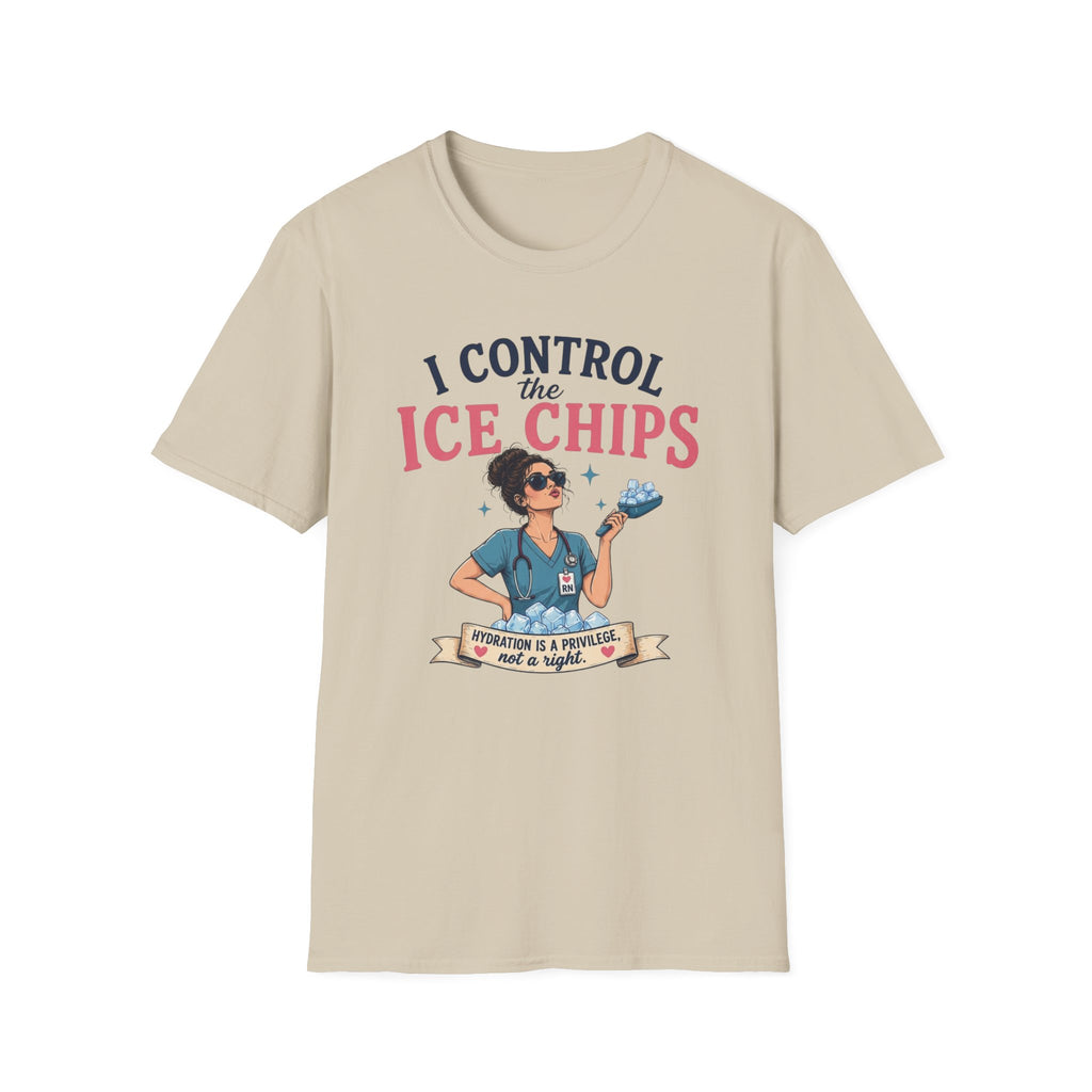 I control the ice chips simple T-shirt