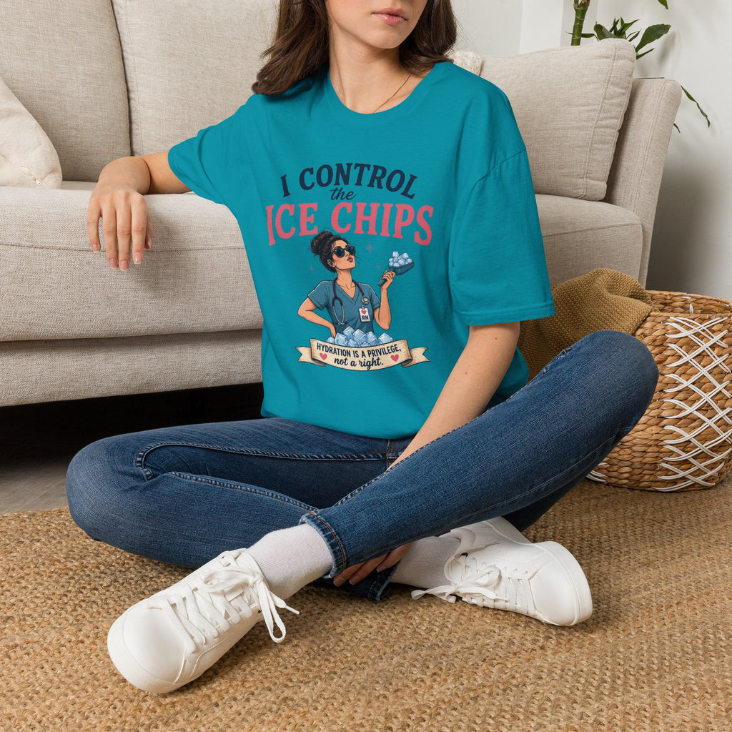 I control the ice chips simple T-shirt