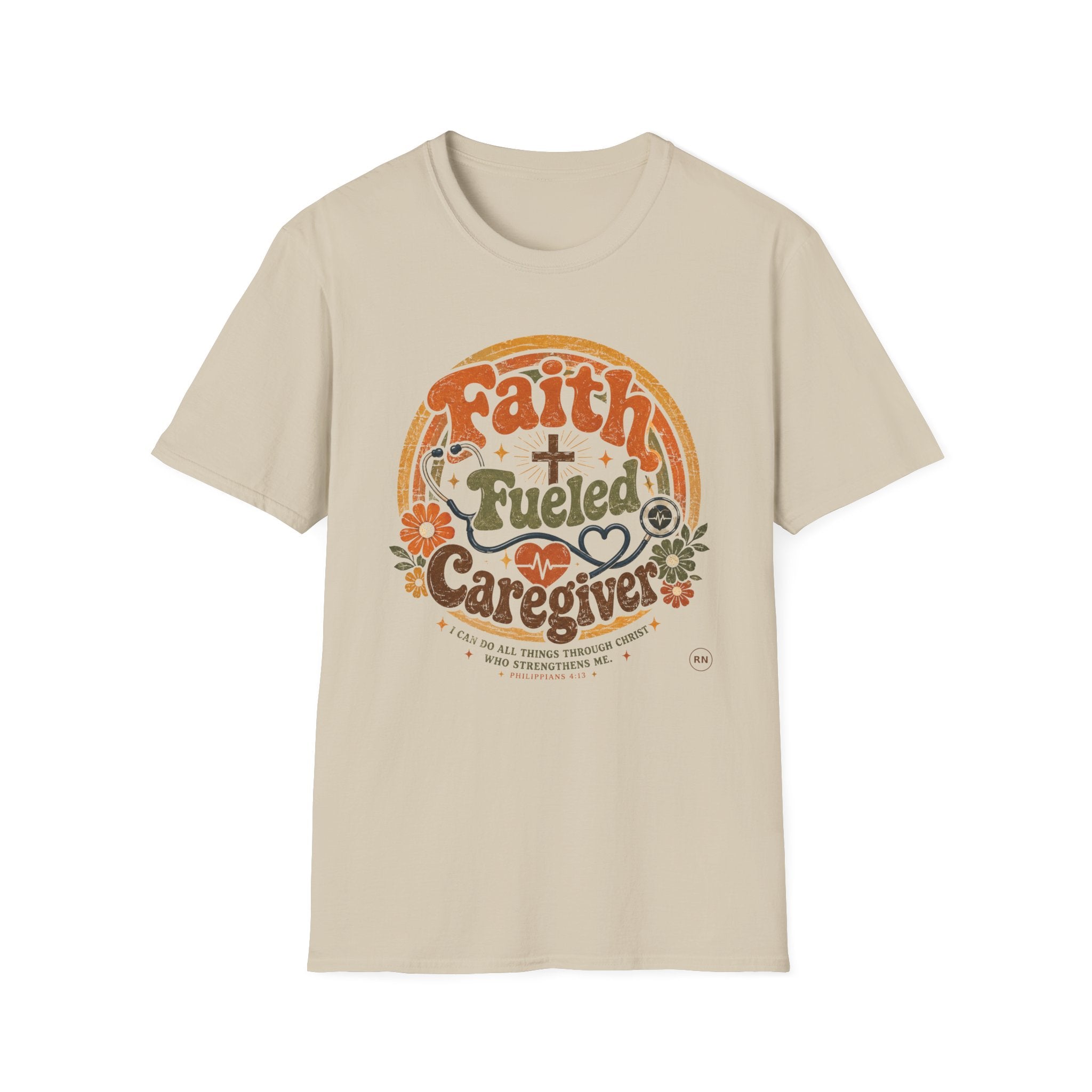 Faith, Fueled, Caregiver  T-Shirt