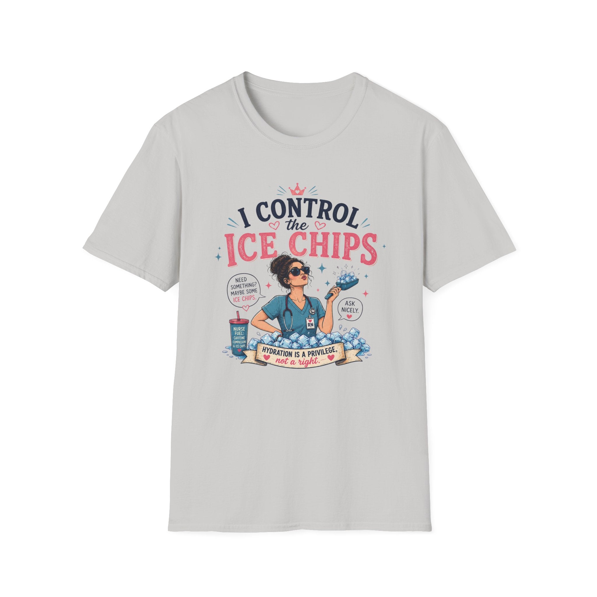 I control the ice chips T-shirt