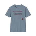 Unpredictable Understaffed Undefeated ER Nurse  T-shirt