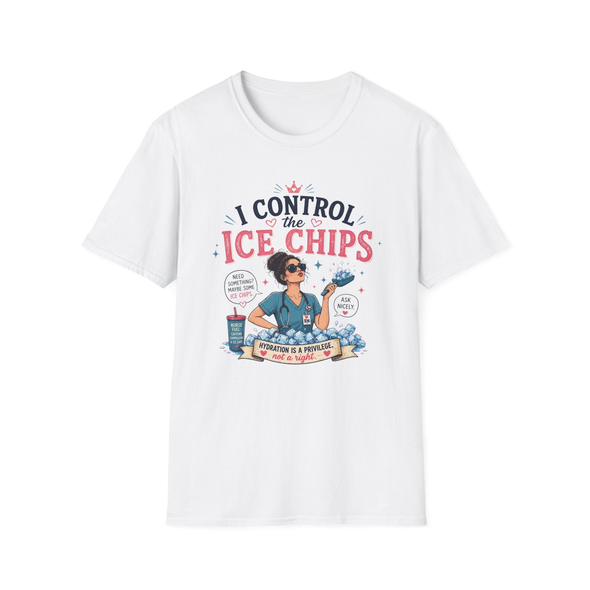 I control the ice chips T-shirt