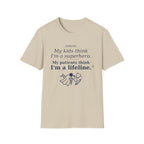 Dad Nurse My kids think I'm a superhero, My patients think I'm a lifeline T-shirt