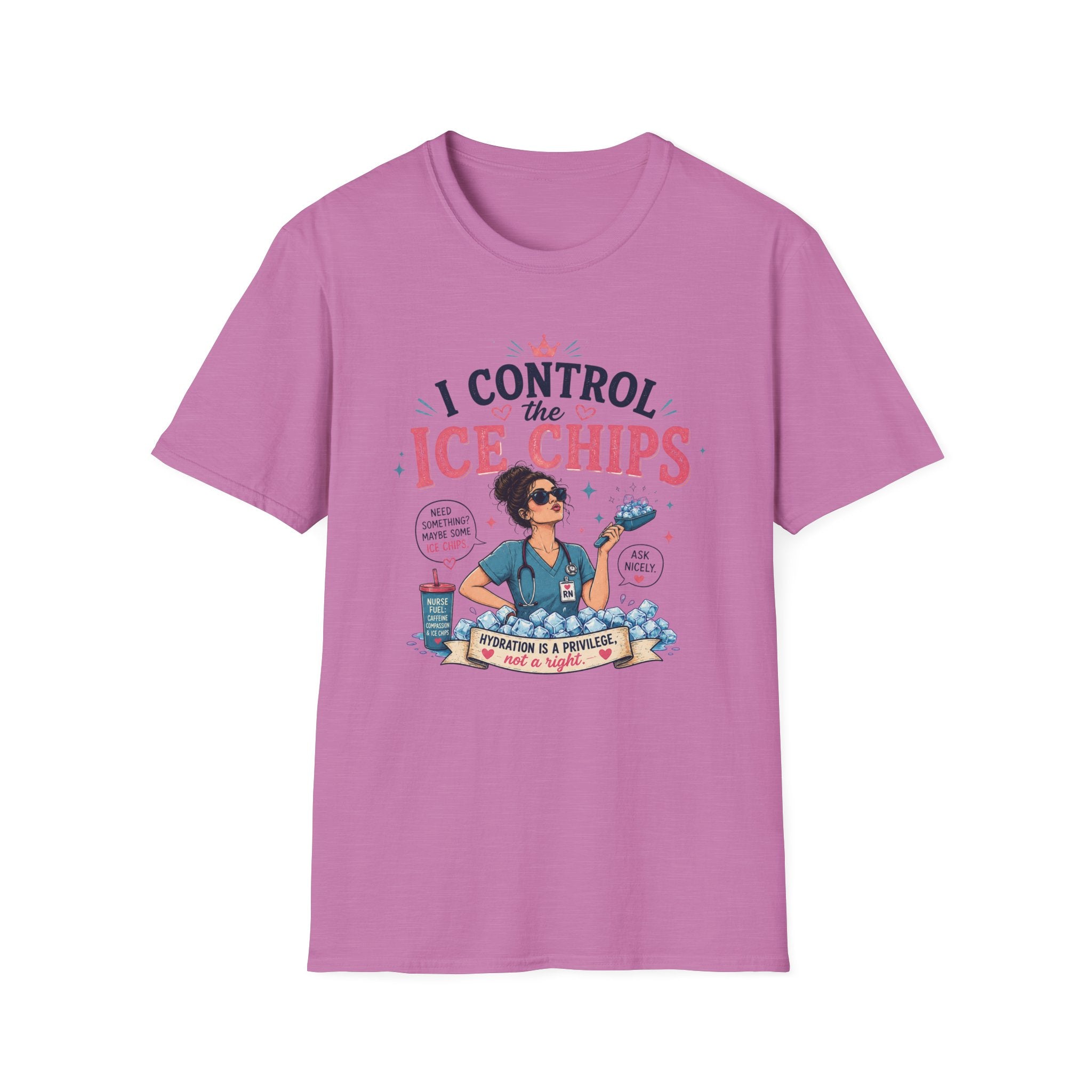 I control the ice chips T-shirt